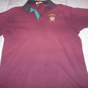 Vintage U.S.S. Boone FFG-28 Polo Shirt Men's XL Don't Tread on Me Ship's Motto